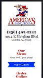 Mobile Screenshot of americabestpizza.com